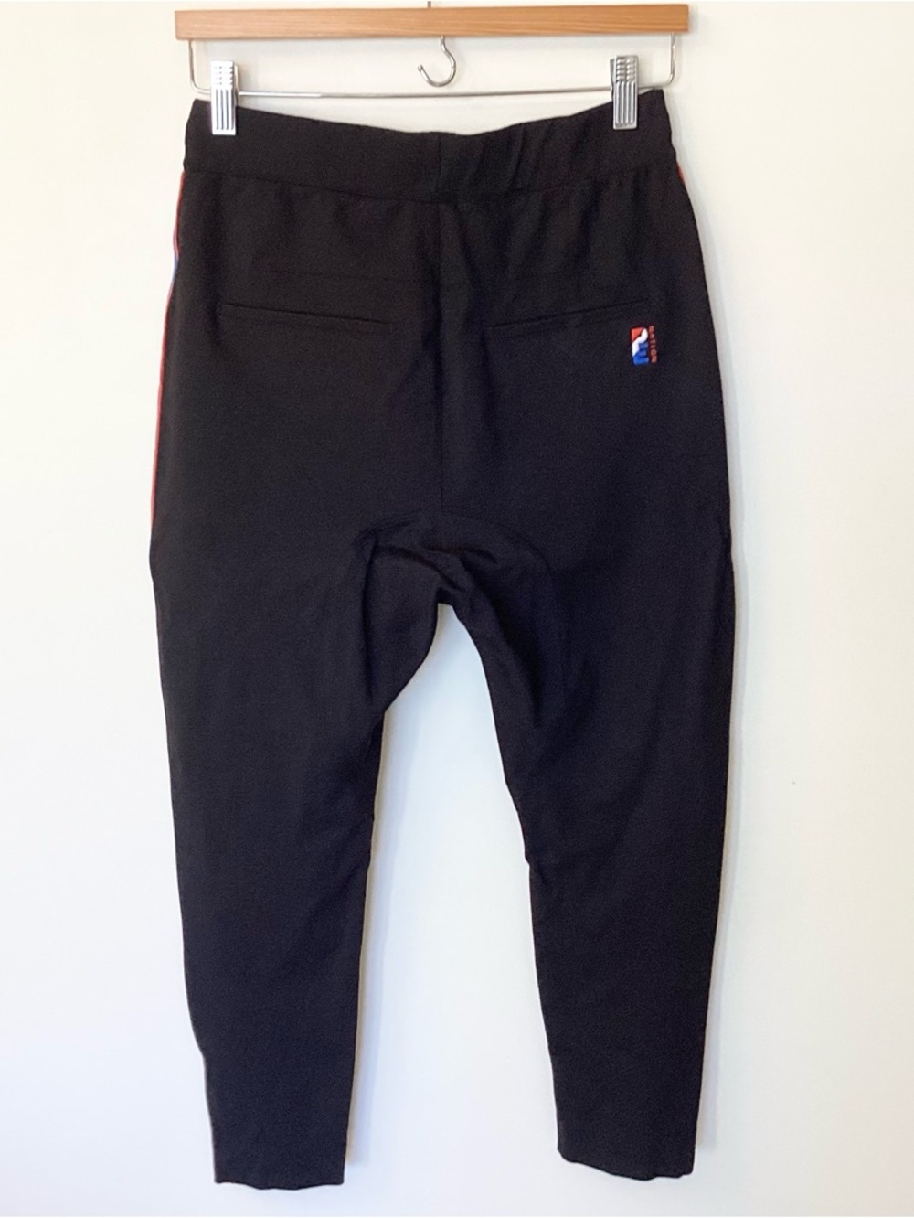 P.E Nation Court Run Ankle Ponte Pants with Side Stripes - Black - XS - Picture 5 of 8
